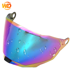 Visière de remplacement pour casque de moto LS2 MX701 Explorer, accessoire de casque, visière miroir <span class=keywords><strong>IRIDIUM</strong></span> BLUE - Product Image 1