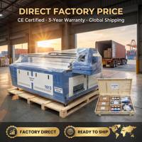 Impresora UV de Formato Grande 1613, 1600x1300mm, Múltiples Cabezales de Impresión Ricoh XP600 I3200 G6, Impresión Rotativa de Cilindros, Directo de Fábrica