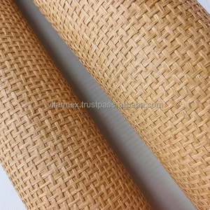 Papel Tapiz de Rafia Hecho a Mano de Primera Calidad para Diseño de Interiores de Lujo, Fabricante de Revestimientos de Paredes de Rafia - Product Image 1