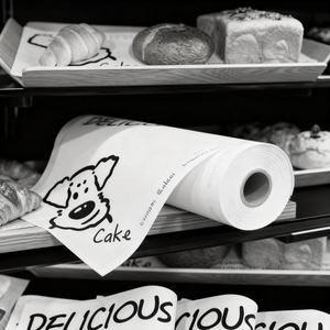 Custom Logo Printed <b>Eco</b>-<b>Friendly</b> Greaseproof Baking Parchment <b>Paper</b> Sheets with Digital Printing for Food <b>Wrapping</b> - Product Image 4