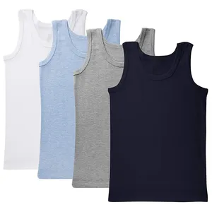 Peuter Jongens Tank Tops 4-Pack Katoenen Shirts Comfort Peuter Kleding