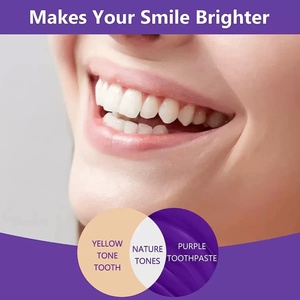 Mousse dentifrice blanchissante violette à base de plantes pour adultes <span class=keywords><strong>Hismile</strong></span> V34 – Nettoyage buccal et blanchiment des dents - Product Image 3