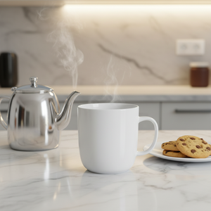 Tasses à <span class=keywords><strong>café</strong></span> en céramique personnalisées haut <span class=keywords><strong>de</strong></span> gamme modernes en gros avec couvercle, logo gravé ODM, images publicitaires multiples, compatibles lave-vaisselle et micro-ondes - Product Image 3