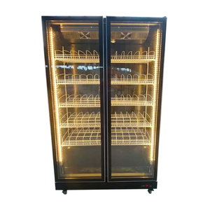 <strong>Internet</strong>-famous Beer Cabinet Food and Beverage Display Upright Stainless Steel Commercial Refrigerator <strong>Fridge</strong> <strong>Fridge</strong> for Shop - Product Image 3