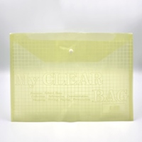 Pochette pour documents en plastique transparent A4 et enveloppes de classement avec logo personnalisé pour la papeterie de bureau