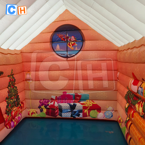 Casa Gonfiabile di Babbo Natale Grotta Gonfiabile di Babbo Natale per Decorazione di Eventi Festivi - Product Image 6