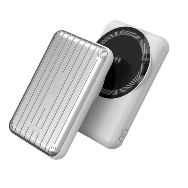 Mini Portable Wireless Magnetic Power Bank 5000Mah Led Display Power Bank Magnetic Wireless Power Bank