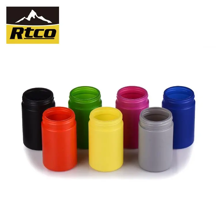 Berbagai Warna Tersedia 2-270 Oz Rentang Lebar Cetakan Yang Ada Logo Kustom Kecil MOQ Botol Polos Plastik Toples HDPE Tabung