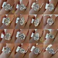 Bague de fiançailles en or 10k 14k avec diamant de laboratoire taille marquise néerlandaise, gravée vintage, style filigrane Art Déco, pour anniversaire