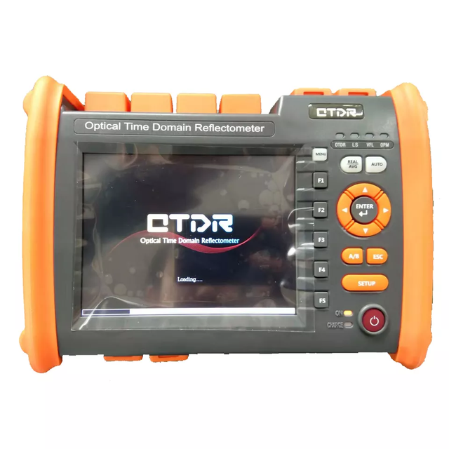 FTTH Touch Screen VFL OPM Optical Time Domain Reflectometer Smart Multi Functional OTDR Fiber Optic Tester