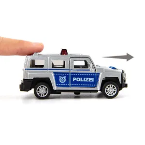1:60 Scale Toy Car Set Double Open Door Pull Back Hot Wheel Car Police Die Cast Metal And Alloy Metal Car Toy