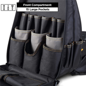 <span class=keywords><strong>Sac</strong></span> à <span class=keywords><strong>dos</strong></span> personnalisé robuste de grande capacité organisateur d'outils pour électriciens <span class=keywords><strong>sac</strong></span> à <span class=keywords><strong>dos</strong></span> pour l'industrie, l'électricien, la construction - Product Image 3