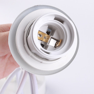 E27 Edison trần ánh sáng màu đen cổ điển ánh sáng mặt dây chuyền phù hợp giữ đèn với 1Meter Cáp - Product Image 4