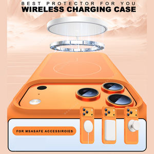 Custodia Magnetica in <span class=keywords><strong>Silicone</strong></span> Liquido Antiurto per <span class=keywords><strong>iPhone</strong></span> 17 Pro Max, <span class=keywords><strong>iPhone</strong></span> 17 Air, 16 Plus, 15, 14, <span class=keywords><strong>13</strong></span>, 17 Pro - Product Image 2