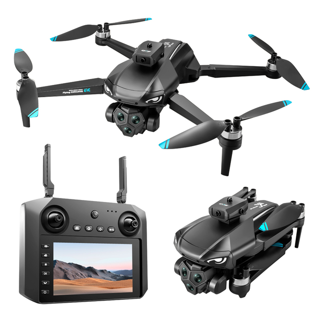 M22 Professional 4K Dual-Lens Aerial Photography Drones with LCD Screen, Advanced Optical Flow Positioning