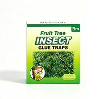 Bande adhésive anti-insectes pour arbres fruitiers 5M, écologique, non toxique, barrière contre les insectes pour vergers et jardins, lutte antiparasitaire