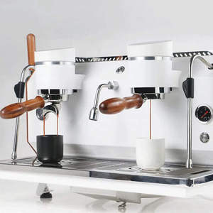 PANCERKA <span class=keywords><strong>Cafetera</strong></span> Semiautomática Profesional de Dos Cabezales Máquina de Café <span class=keywords><strong>Italiana</strong></span> de Dos Grupos para Uso Comercial Máquina de Café Espresso - Product Image 6