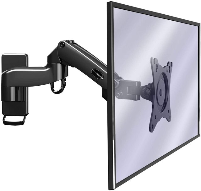 Monitor Wall Mount Bracket Stand Fit for PC Monitor & TV Vesa Adapter to Fit Screens 17 to 27 Inch VESA 75x75mm & 100x100mm