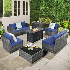 Ensemble de salle à manger de patio en rotin PE style cube, avec chaises à dossier, vente chaude du Vietnam - Product Image 6