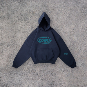 OEM 2025 Produit Tendance Boîtes Personnalisées Vierge Poids Lourd Épais 450 Gsm Brodé Solide Fermeture Éclair Fluffy Sweat à Capuche pour Hommes - Product Image 1