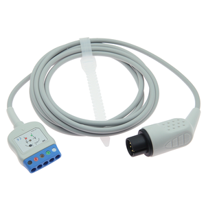 Mindray MEC 1000/1200 Cable troncal ECG Compatible para 5 derivaciones Cable de <span class=keywords><strong>paciente</strong></span> ECG para accesorios de monitores de pacientes médicos - Product Image 4