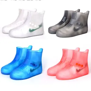 Botas de silicone para chuva, cobertura de chuva unissex, de alta qualidade, durável, para áreas externas