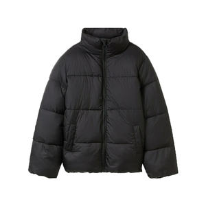 Chaqueta Acolchada Ligera de Corte Moderno, Unisex, Cuello Alto, Invierno, Ecológica, con Exterior e Interior de Poliéster Reciclado - Product Image 1