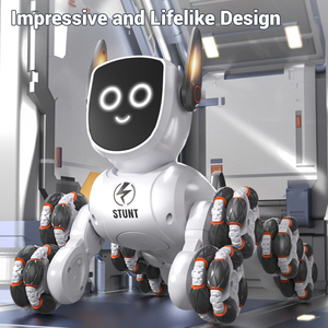 JJRC Neuer Q193 8-Rädriger Roboterhund Kinder-Lernspielzeug Kabellose Fernbedienung Multifunktionaler Mechanischer Hund - Product Image 3