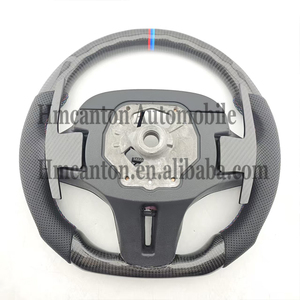 Volante Deportivo de Fibra de Carbono Perforada en Cuero, el Más Popular para BMW Serie G, M3 G20 G30 G80 M4 G82 M5 CS - Product Image 3