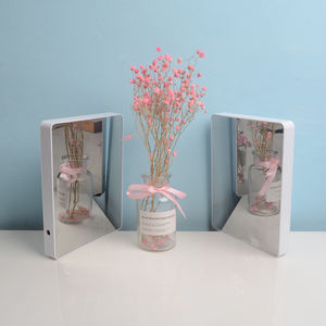 Creative New square multiuso da 7 pollici per bambini abito da sposa magico specchio luce Led foto cornice specchio da tavolo luce - Product Image 6