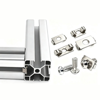 Tuojian Wholesale Zinc Plated 3030 3060 3090 Carbon Steel End Fastener Screw Connector for Aluminum Profile