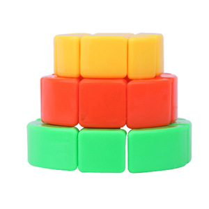Yuxin Cake Cube 3x3 Mini Rubik's Cube de forme irrégulière, jouet anti-stress stimulant le cerveau pour adolescents de 7 à 14 ans - Product Image 2