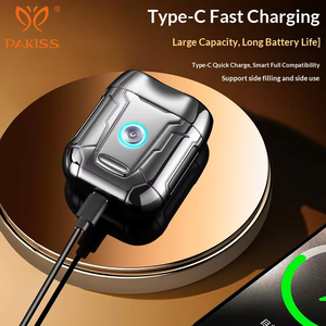 Rasoir électrique portable PAKISS - Lame à double anneau, rasoir de voyage compact pour hommes - Product Image 2