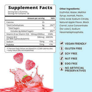 Harga Grosir Vitamin dan Suplemen Label Pribadi Pabrik Permen Jeli Grosir <span class=keywords><strong>Multivitamin</strong></span> Permen Jeli untuk Wanita - Product Image 3