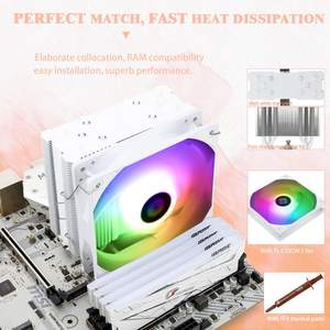 Thermalright Assassin King 120 SE Blanco ARGB Ventilador de refrigeración Alto rendimiento 5 Heatpipe Cobre CPU Ventiladores enfriadores de aire para <span class=keywords><strong>PC</strong></span> - Product Image 3