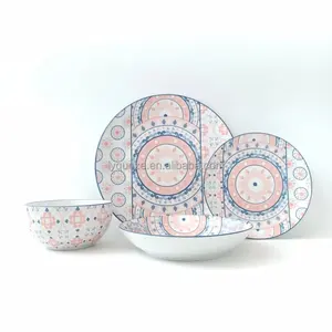 ceramic dinnerware suppliers sales Spring Summer sakura design Morden Luxury Bohemia best dinnerware set