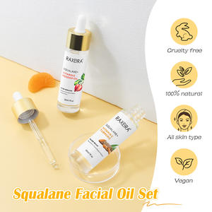 Set di siero viso personalizzato di olio di squalano curcuma Bakuchiol rosa vitamina <span class=keywords><strong>C</strong></span> per il viso nutriente schiarente olio di squalano per il viso Set per la cura della pelle - Product Image 4