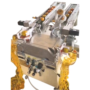 เครื่องปอกเปลือกผลไม้แบบสองสถานี ป้อนผลไม้อัตโนมัติ เครื่องปอกเปลือกผลไม้ไฟฟ้า - Product Image 1