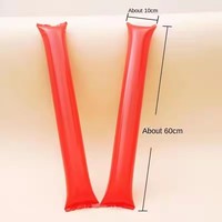Bâtons de cheering gonflables multicolores personnalisés en PE, bruiteurs, pour événements sportifs