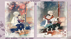 Tableau d'art d'anime japonais lumineux LED cartes postales boîte mystère B5 tableau en toile vente en gros carte à collectionner Live Break - Product Image 2