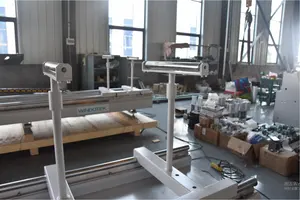 Janela e Porta Processamento CNC Dupla Cabeça Miter Saw Automático 90 45 Graus Alumínio Perfil Máquina De Corte