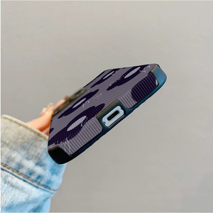 Custodia per cellulare in pelle artificiale TPU con stampa floreale <span class=keywords><strong>viola</strong></span> <span class=keywords><strong>scuro</strong></span> Art English per <span class=keywords><strong>iPhone</strong></span> X, XR, 11, 12, 13, 14, 15, 16, 17, 18 Pro Max - Product Image 6