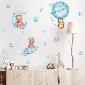 Adesivi con <span class=keywords><strong>stelle</strong></span> blu <span class=keywords><strong>e</strong></span> palloncini di nuovo design per la camera dei bambini - Product Image 3