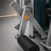 Machine d'extension des jambes assise – Équipement professionnel de musculation de qualité commerciale avec coussin de résistance réglable
