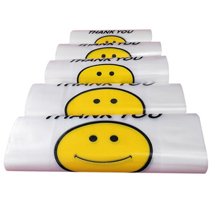 Hot <b>Sale</b> Supermarket Shopping Vest Fruit <b>Plastic</b> <b>Bag</b> Takeaway Food Packaging with Side Gusset <b>for</b> Exhibition Use - Product Image 4