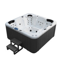 Bain à remous extérieur 5 places Gurgle avec système de contrôle Balboa et ozonateur, fabricant OEM/ODM