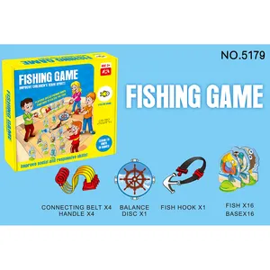搞笑鱼家庭游戏婴儿儿童益智玩具塑料钓鱼游戏