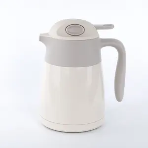 Cafetera térmica de acero inoxidable sin BPA, de 2 litros de doble pared matraz de vacío, para agua y té