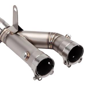 Sistema de Escape para Motocicleta, Silenciador de Tubo de Enlace Medio para Yzf R1, <span class=keywords><strong>Mt10</strong></span>, Conexión de Silenciador Original, 2022, <span class=keywords><strong>2023</strong></span>, 1 Unidad - Product Image 5