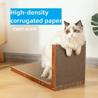 Nouveauté : Griffoir classique pour chat avec papier ondulé et boule à rouler pour chats